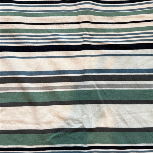 Striped Green and Blue Women's Skirt - Picture 2 of 2